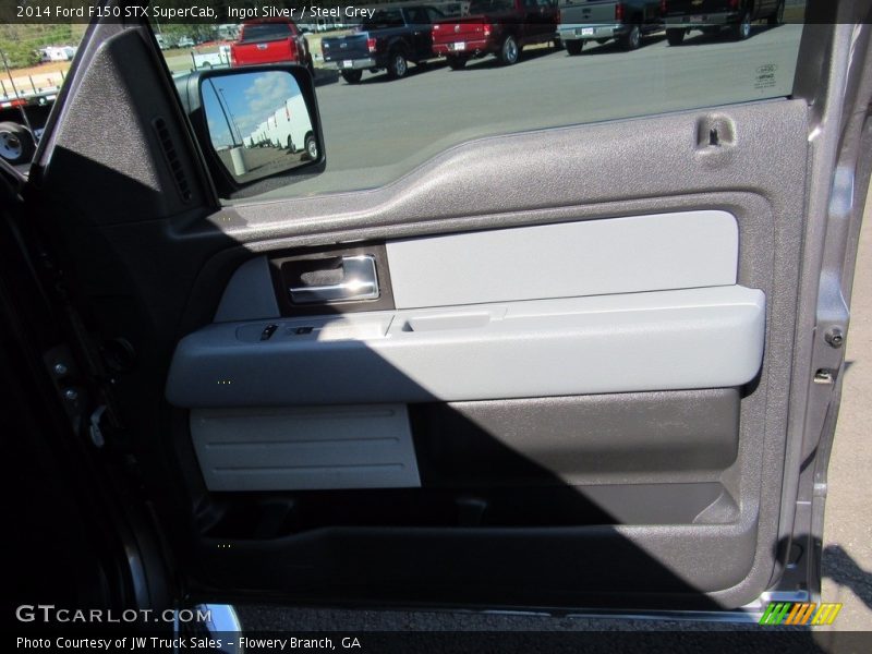 Ingot Silver / Steel Grey 2014 Ford F150 STX SuperCab