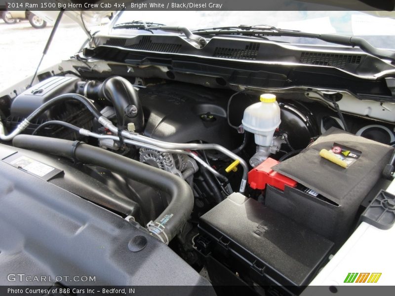 Bright White / Black/Diesel Gray 2014 Ram 1500 Big Horn Crew Cab 4x4