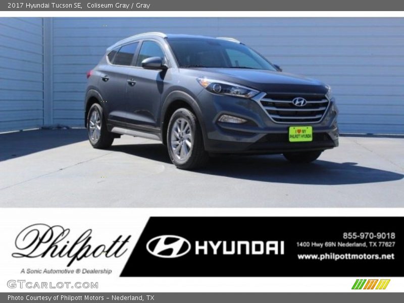 Coliseum Gray / Gray 2017 Hyundai Tucson SE