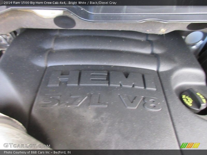 Bright White / Black/Diesel Gray 2014 Ram 1500 Big Horn Crew Cab 4x4