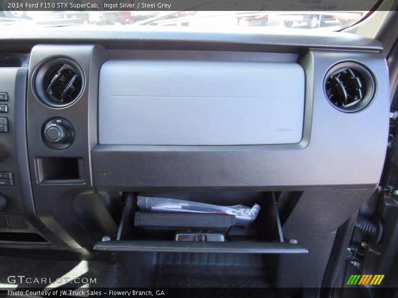 Ingot Silver / Steel Grey 2014 Ford F150 STX SuperCab