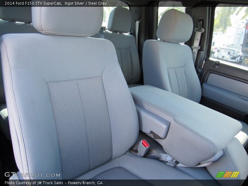 Ingot Silver / Steel Grey 2014 Ford F150 STX SuperCab
