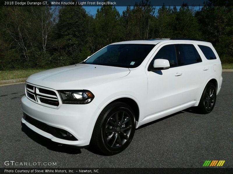 White Knuckle / Light Frost Beige/Black 2018 Dodge Durango GT