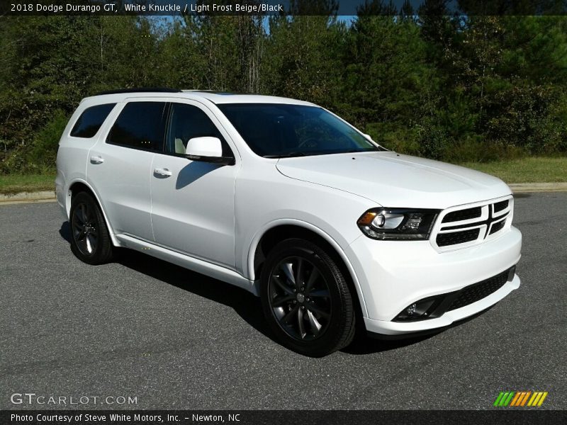 White Knuckle / Light Frost Beige/Black 2018 Dodge Durango GT