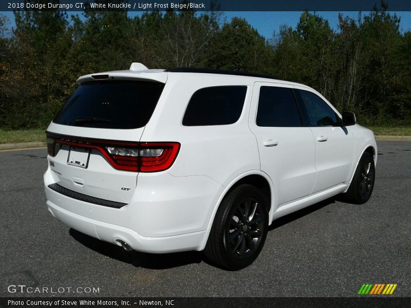 White Knuckle / Light Frost Beige/Black 2018 Dodge Durango GT