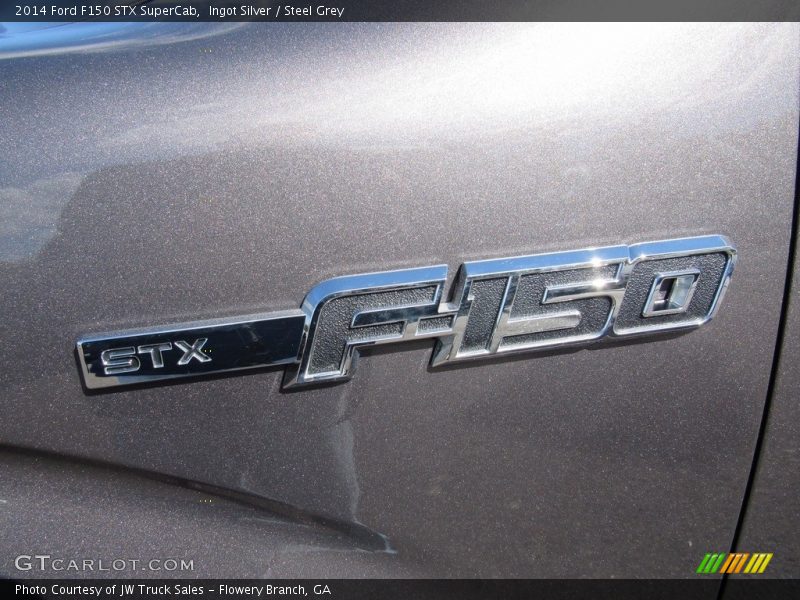 Ingot Silver / Steel Grey 2014 Ford F150 STX SuperCab