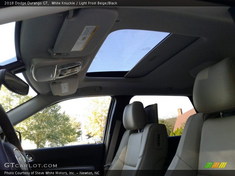 White Knuckle / Light Frost Beige/Black 2018 Dodge Durango GT