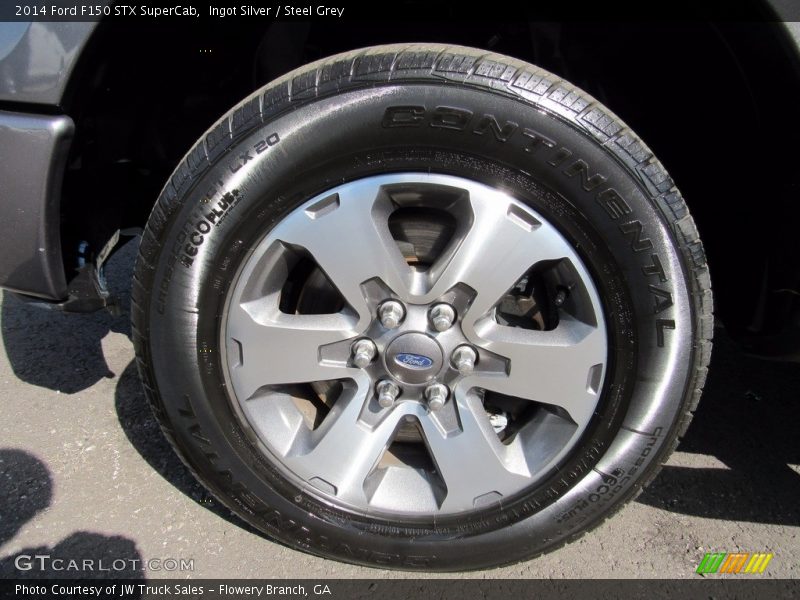 Ingot Silver / Steel Grey 2014 Ford F150 STX SuperCab