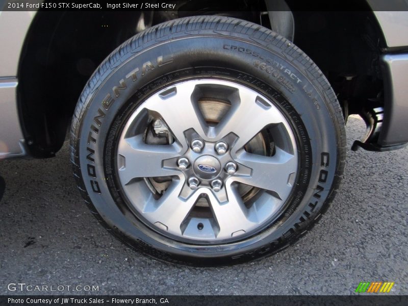 Ingot Silver / Steel Grey 2014 Ford F150 STX SuperCab