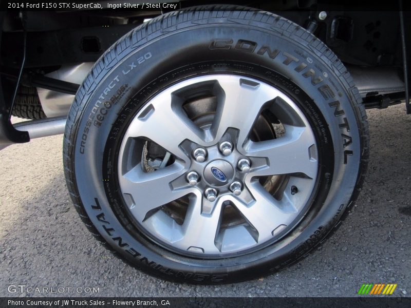 Ingot Silver / Steel Grey 2014 Ford F150 STX SuperCab