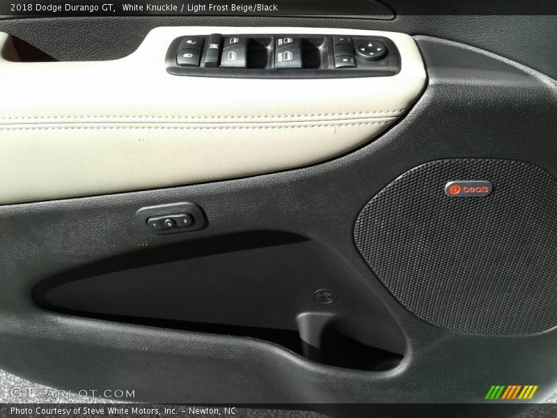 White Knuckle / Light Frost Beige/Black 2018 Dodge Durango GT