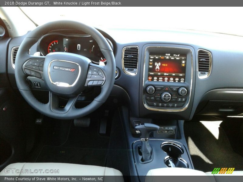 White Knuckle / Light Frost Beige/Black 2018 Dodge Durango GT