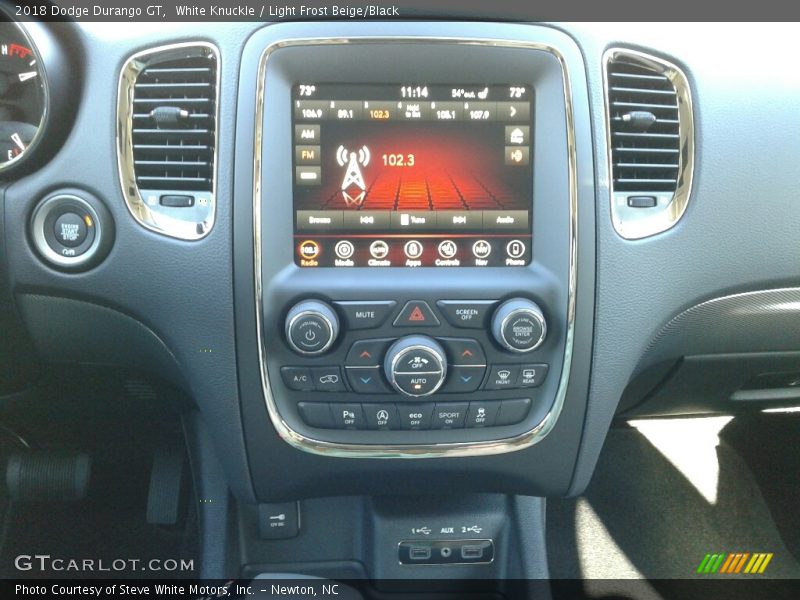 White Knuckle / Light Frost Beige/Black 2018 Dodge Durango GT