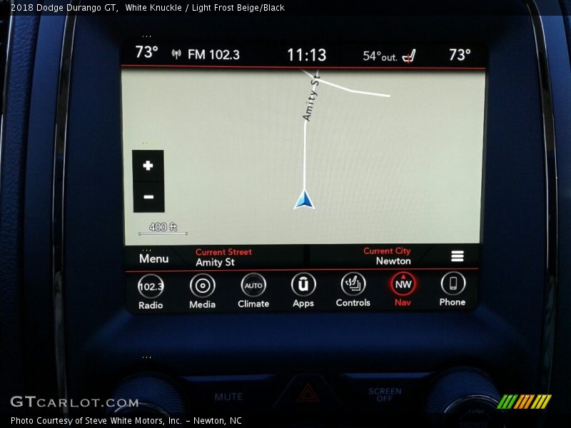 White Knuckle / Light Frost Beige/Black 2018 Dodge Durango GT