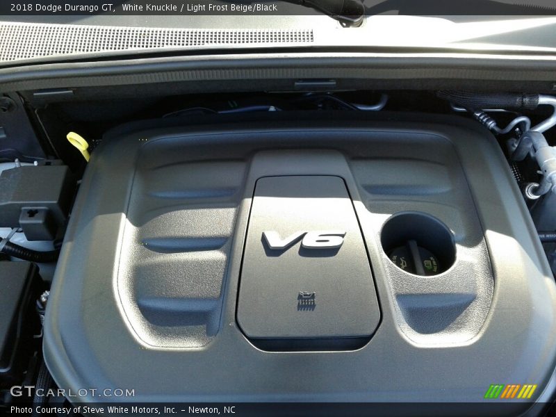 White Knuckle / Light Frost Beige/Black 2018 Dodge Durango GT