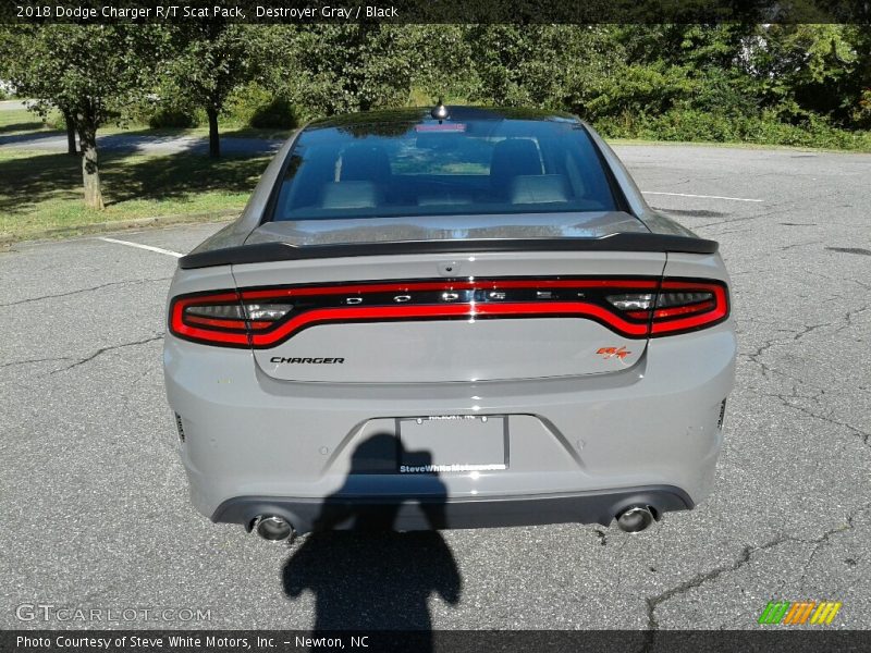 Destroyer Gray / Black 2018 Dodge Charger R/T Scat Pack
