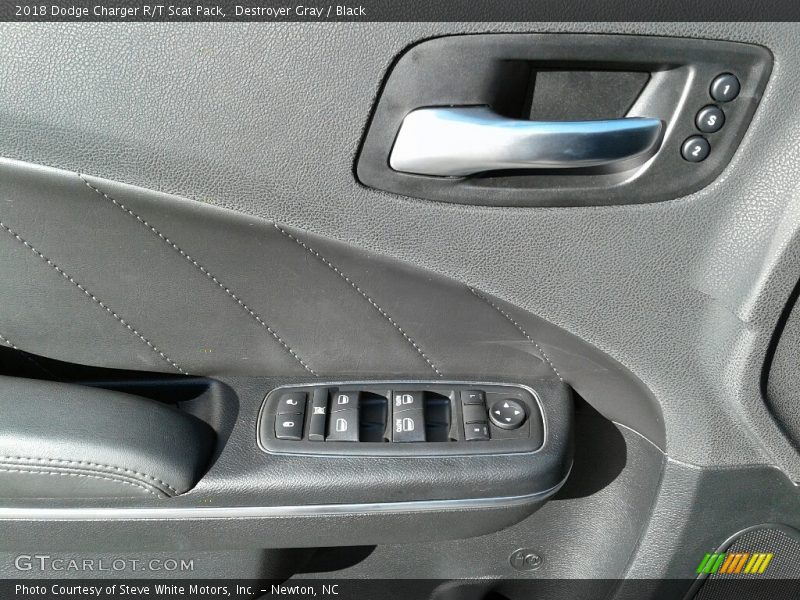 Destroyer Gray / Black 2018 Dodge Charger R/T Scat Pack