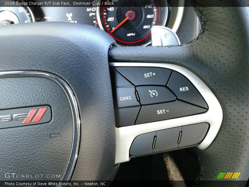 Destroyer Gray / Black 2018 Dodge Charger R/T Scat Pack