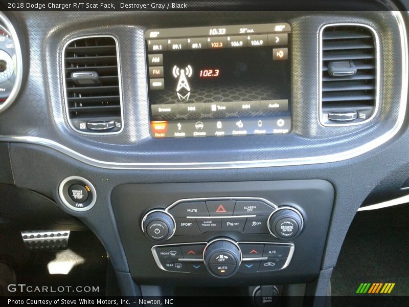 Destroyer Gray / Black 2018 Dodge Charger R/T Scat Pack