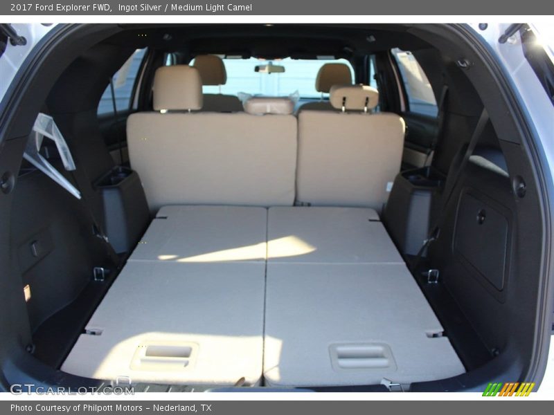Ingot Silver / Medium Light Camel 2017 Ford Explorer FWD