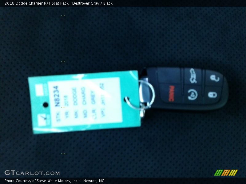 Destroyer Gray / Black 2018 Dodge Charger R/T Scat Pack