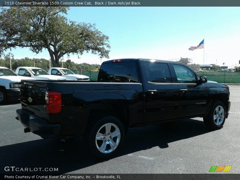 Black / Dark Ash/Jet Black 2018 Chevrolet Silverado 1500 Custom Crew Cab