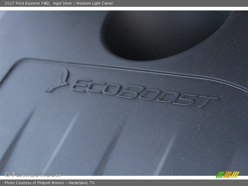 Ingot Silver / Medium Light Camel 2017 Ford Explorer FWD