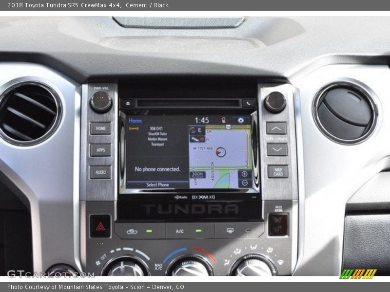 Cement / Black 2018 Toyota Tundra SR5 CrewMax 4x4