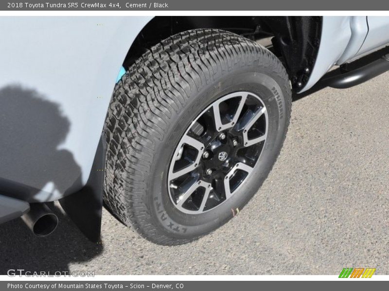 Cement / Black 2018 Toyota Tundra SR5 CrewMax 4x4