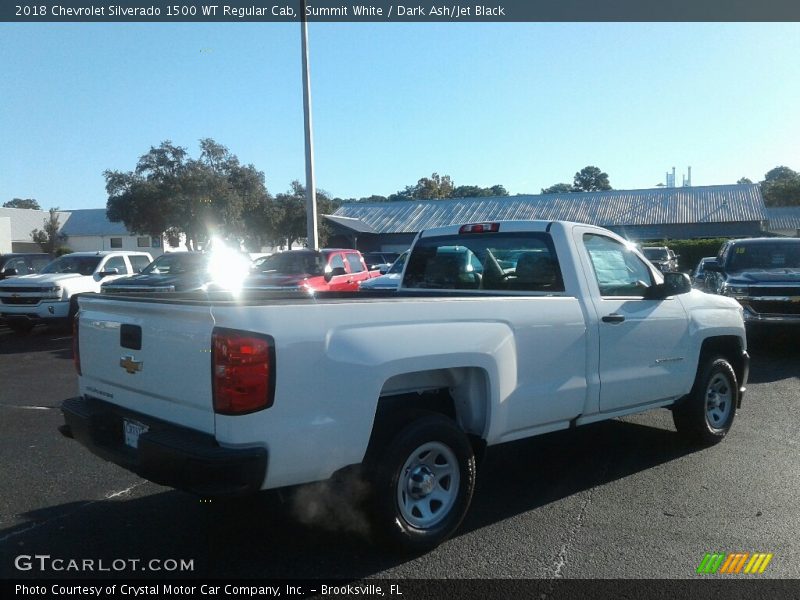 Summit White / Dark Ash/Jet Black 2018 Chevrolet Silverado 1500 WT Regular Cab