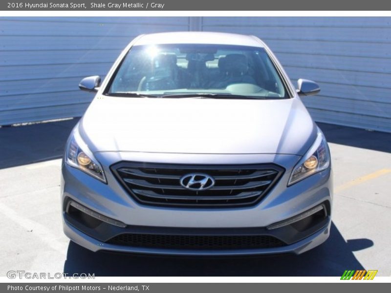 Shale Gray Metallic / Gray 2016 Hyundai Sonata Sport