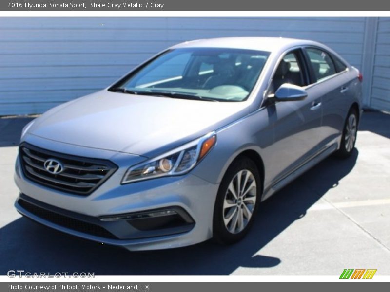 Shale Gray Metallic / Gray 2016 Hyundai Sonata Sport