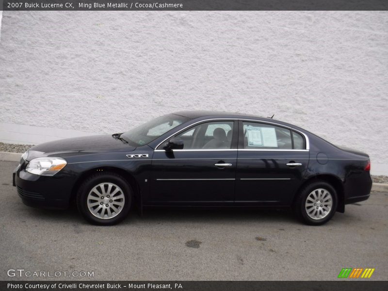 Ming Blue Metallic / Cocoa/Cashmere 2007 Buick Lucerne CX