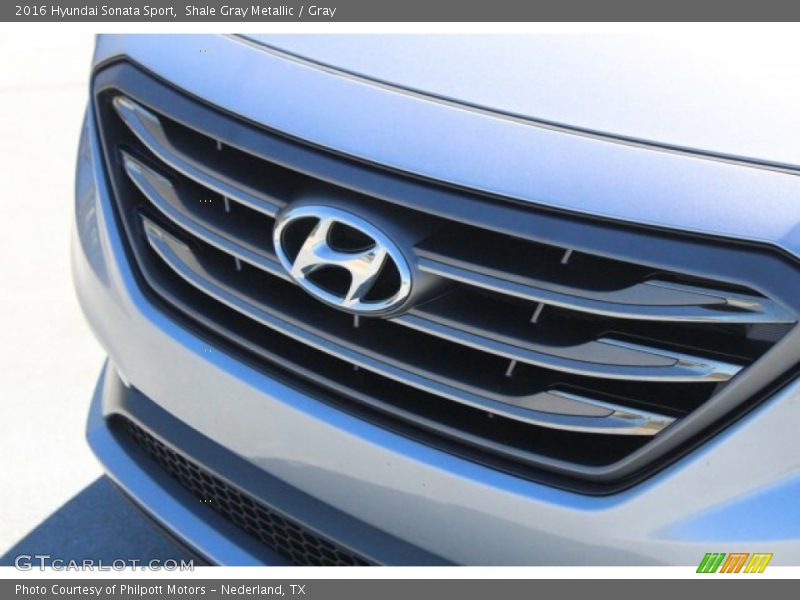 Shale Gray Metallic / Gray 2016 Hyundai Sonata Sport