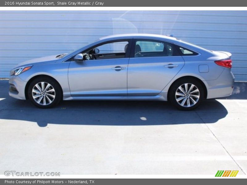 Shale Gray Metallic / Gray 2016 Hyundai Sonata Sport