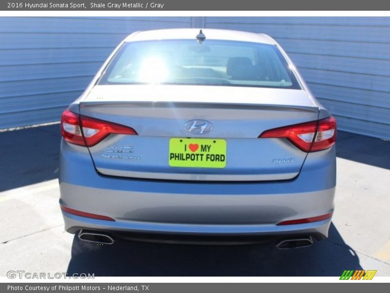 Shale Gray Metallic / Gray 2016 Hyundai Sonata Sport