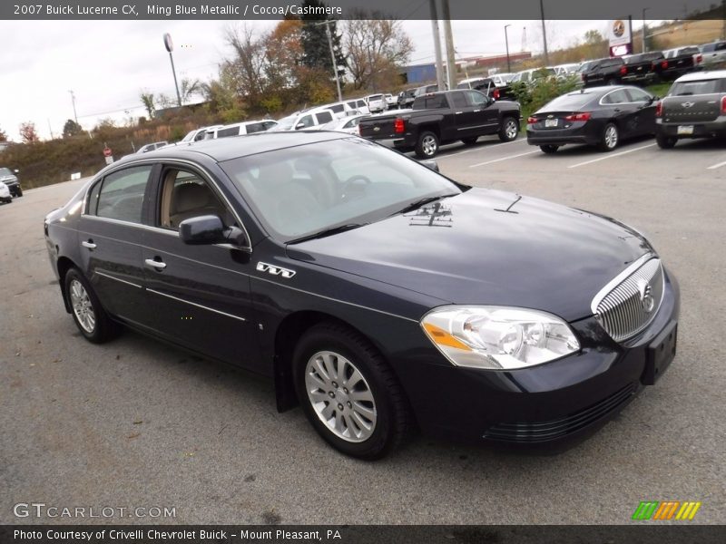 Ming Blue Metallic / Cocoa/Cashmere 2007 Buick Lucerne CX