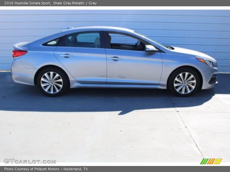 Shale Gray Metallic / Gray 2016 Hyundai Sonata Sport