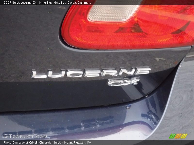 Ming Blue Metallic / Cocoa/Cashmere 2007 Buick Lucerne CX