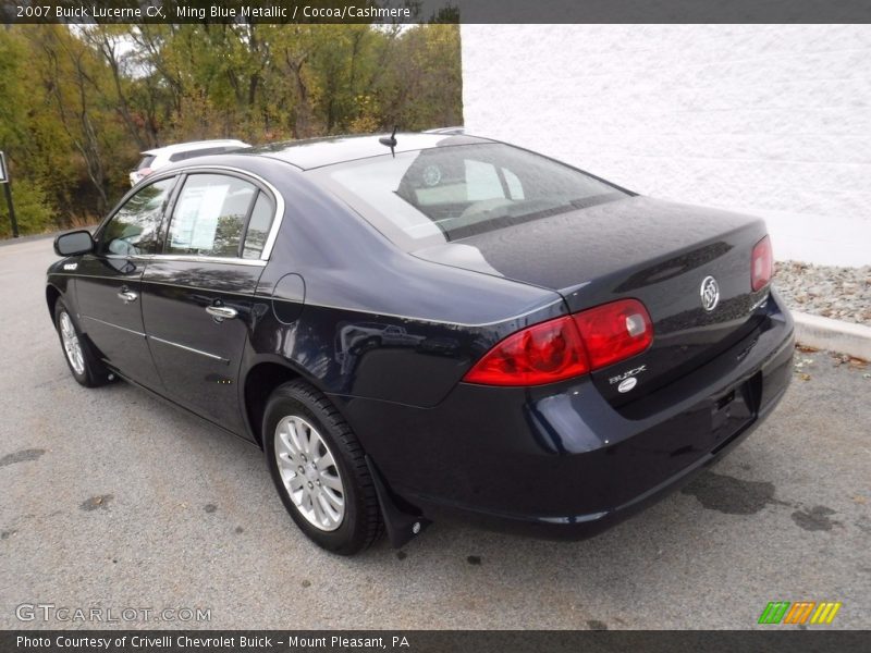 Ming Blue Metallic / Cocoa/Cashmere 2007 Buick Lucerne CX