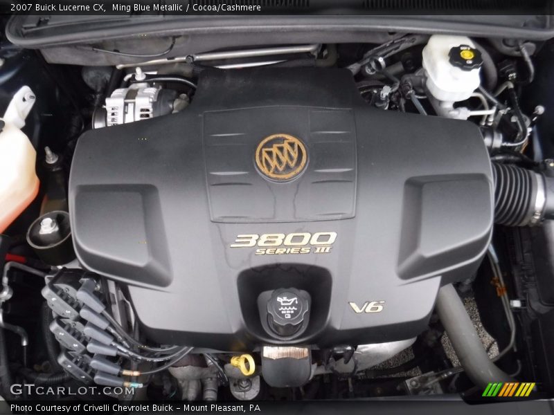 Ming Blue Metallic / Cocoa/Cashmere 2007 Buick Lucerne CX