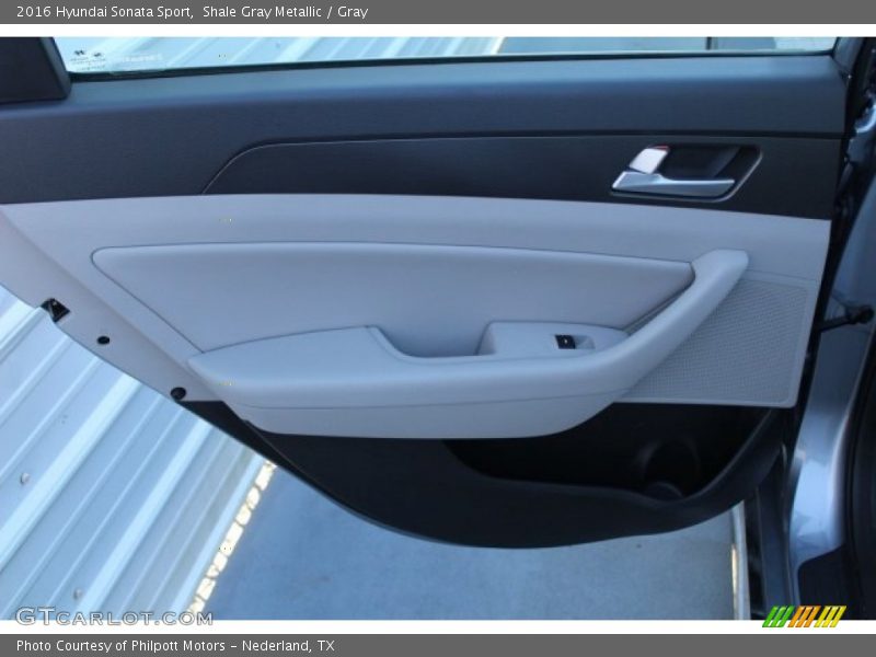 Shale Gray Metallic / Gray 2016 Hyundai Sonata Sport