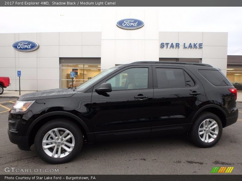 Shadow Black / Medium Light Camel 2017 Ford Explorer 4WD