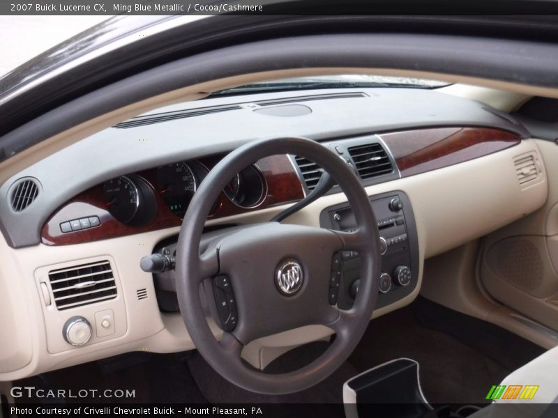 Ming Blue Metallic / Cocoa/Cashmere 2007 Buick Lucerne CX