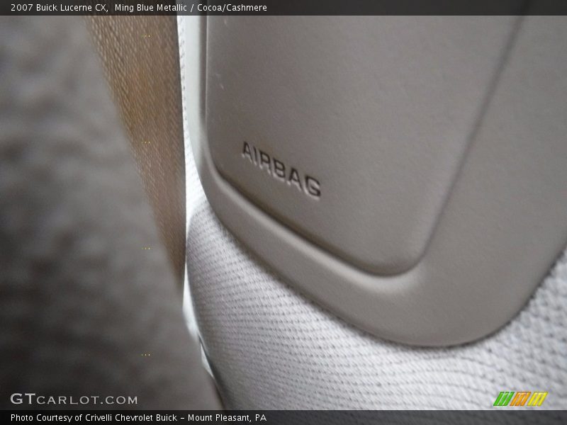 Ming Blue Metallic / Cocoa/Cashmere 2007 Buick Lucerne CX