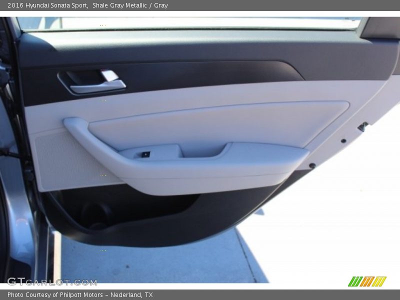 Shale Gray Metallic / Gray 2016 Hyundai Sonata Sport