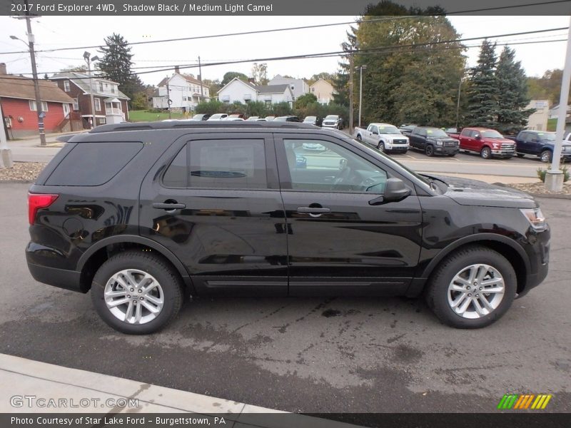 Shadow Black / Medium Light Camel 2017 Ford Explorer 4WD