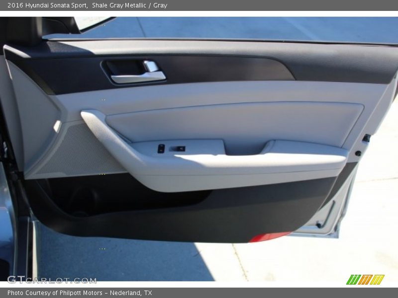 Shale Gray Metallic / Gray 2016 Hyundai Sonata Sport