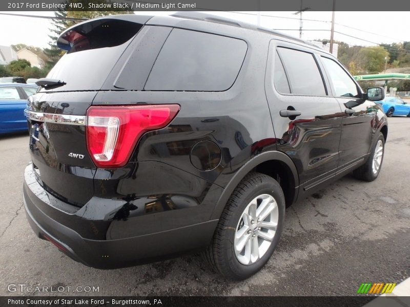 Shadow Black / Medium Light Camel 2017 Ford Explorer 4WD