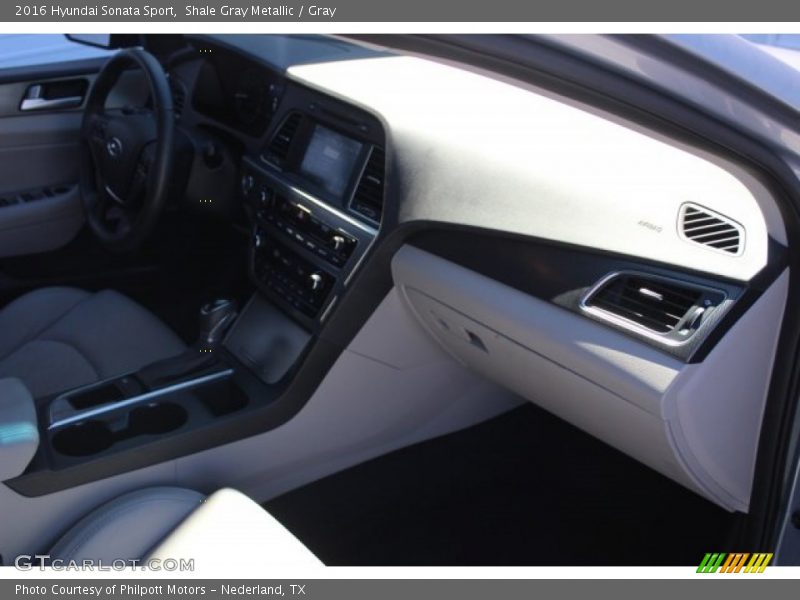 Shale Gray Metallic / Gray 2016 Hyundai Sonata Sport